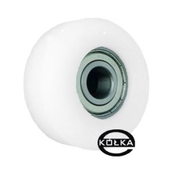 Rolka fi. 81 mm tworzywowa ułożyskowana, do bram / R-81