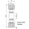 Rolka fi. 81 mm tworzywowa ułożyskowana, do bram / R-81