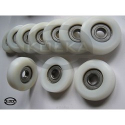 Rolka fi. 81 mm tworzywowa ułożyskowana, do bram / R-81