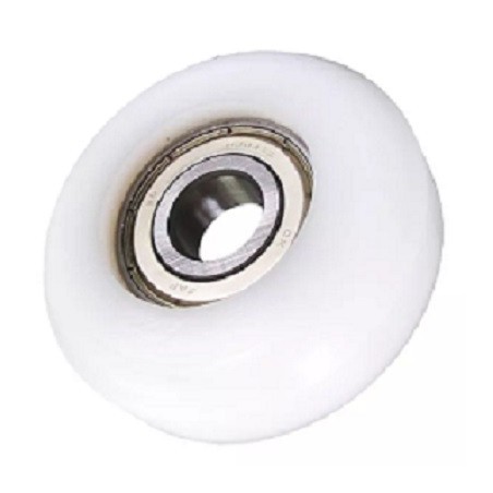 Rolka fi. 91 mm tworzywowa ułożyskowana, do bram /R-91/25