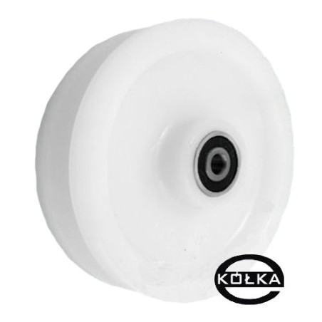 Rolka fi. 150mm 25Ł tworzywowa profilowana z łożyskiem / C150/25Ł/15