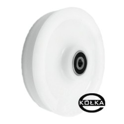 Rolka fi. 150mm 14Ł tworzywowa profilowana z łożyskiem / C150/14Ł