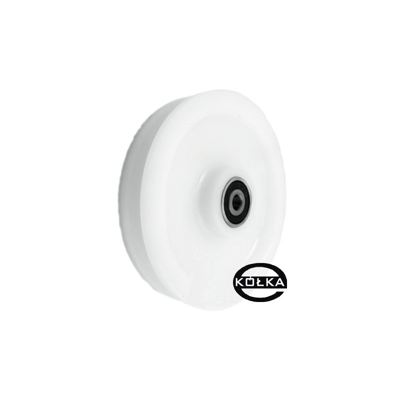 Rolka fi. 150mm 14Ł tworzywowa profilowana z łożyskiem / C150/14Ł