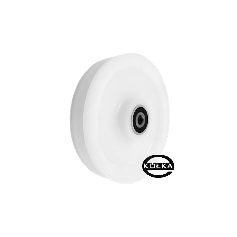 Rolka fi. 150mm 16Ł tworzywowa profilowana z łożyskiem / C150/16Ł