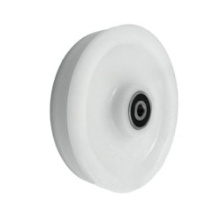 Rolka fi. 150mm 18Ł tworzywowa profilowana z łożyskiem / C150/18Ł/15