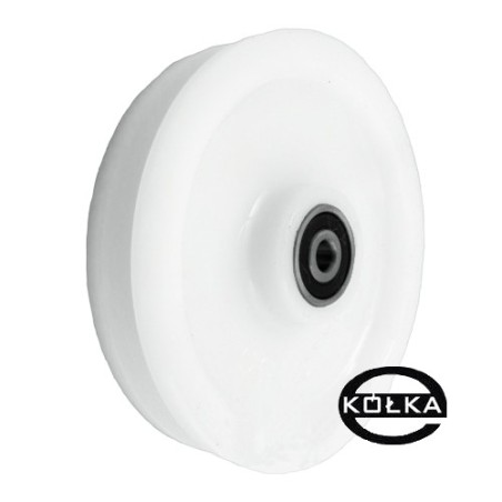 Rolka fi. 150mm 20Ł tworzywowa profilowana z łożyskiem / C150/20Ł