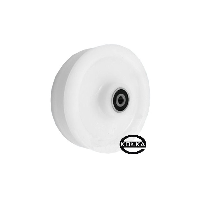 Rolka fi. 150mm 25Ł tworzywowa profilowana z łożyskiem / C150/25Ł