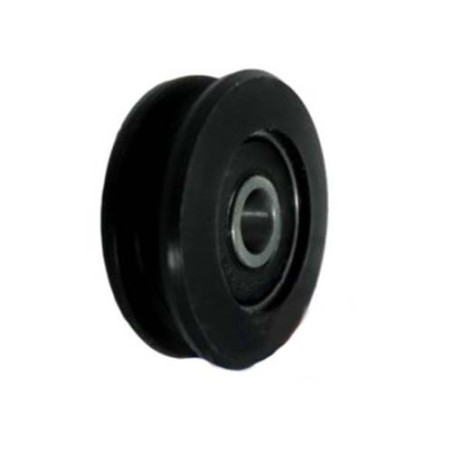 Rolka fi. 29mm 4Ł tworzywowa profilowana z łożyskiem / C29/4Ł