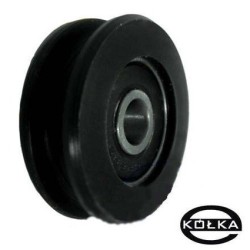 Rolka fi. 29mm 5Ł tworzywowa profilowana z łożyskiem / C29/5Ł