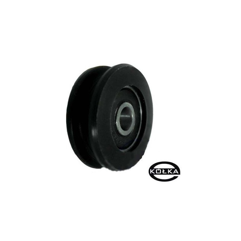 Rolka fi. 29mm 5Ł tworzywowa profilowana z łożyskiem / C29/5Ł