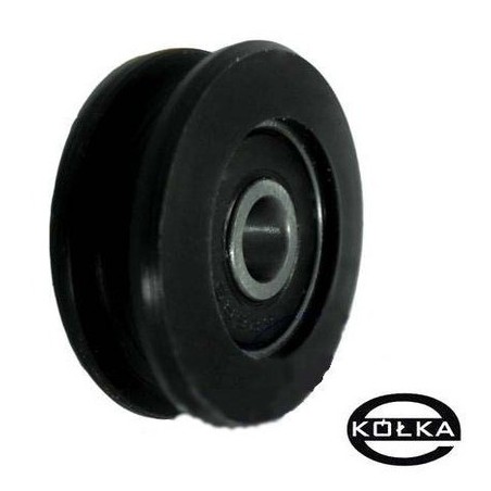 Rolka fi. 29mm 5Ł tworzywowa profilowana z łożyskiem / C29/5Ł