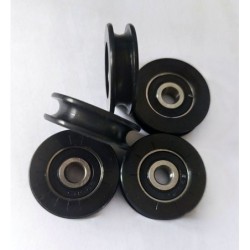 Rolka fi. 29mm 5Ł tworzywowa profilowana z łożyskiem / C29/5Ł