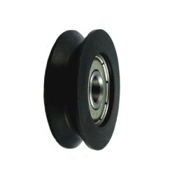 Rolka fi. 29mm 6Ł tworzywowa profilowana z łożyskiem / C29/6Ł