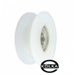 Rolka fi. 44mm 10Ł tworzywowa profilowana ułożyskowana / C44/10Ł
