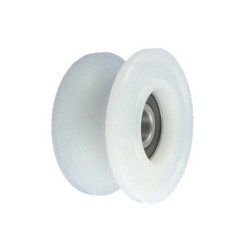 Rolka fi. 60mm 20Ł tworzywowa profilowana z łożyskiem / C60/20Ł