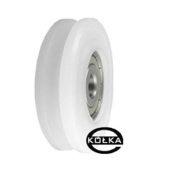 Rolka fi. 60Mm 5Ł tworzywowa profilowana z łożyskiem / C60/5Ł