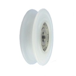 Rolka fi. 60mm 6Ł tworzywowa profilowana z łożyskiem / C60/6Ł