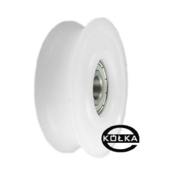 Rolka fi. 71Mm 20Ł tworzywowa profilowana z łożyskiem / C71/20Ł