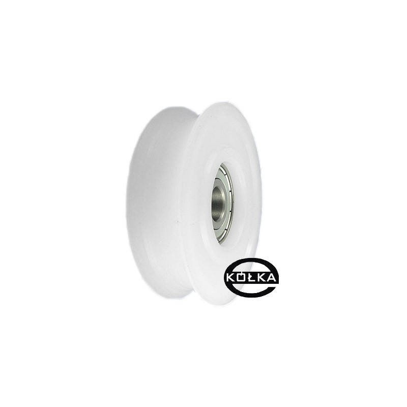 Rolka fi. 71Mm 20Ł tworzywowa profilowana z łożyskiem / C71/20Ł