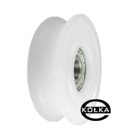 Rolka fi. 71Mm 20Ł tworzywowa profilowana z łożyskiem / C71/20Ł