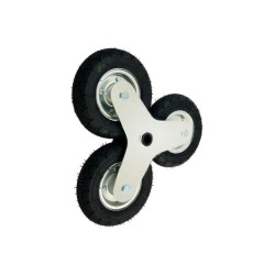 kopia Koło 3 x fi. 200 mm pneumatyczne do wózka schodowego, zestaw jezdny kół, N: 120kg / 200MK-3-KTS