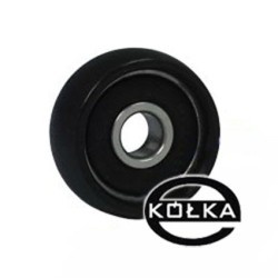 Rolka fi. 28 mm poliuretanowa zaokrąglona z łożyskiem / RPC-28-10/8