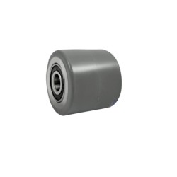 Rolka fi. 80 mm, szer. 70 mm aluminiowo-poliuretanowa, N: 500kg, szara / RAPS-80-70