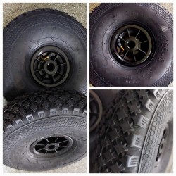 Koło fi. 300 mm pneumatyczne 4.00-4 4PR Opona Kostkowa / 300