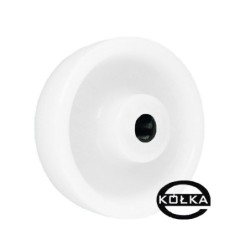 Koło fi. 100 mm tworzywowe , otwór 12mm, N: 130kg / 10B
