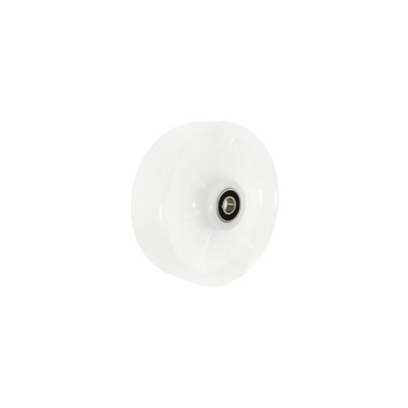 Koło fi. 122 mm tworzywowe , otwór 10mm, N: 150kg / / 122BN/10