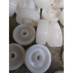 Koło fi. 125 mm tworzywowe , otwór 10mm, N: 250kg  / 29B-48/10