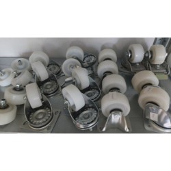 Koło fi. 100 mm tworzywowe, z trzpieniem , N: 100kg  / 14BNZ*24