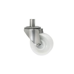 Koło fi. 100 mm tworzywowe, z trzpieniem , N: 100kg  / 14BNZ*24