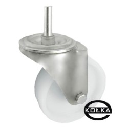 Koło fi. 125 mm tworzywowe, z bolcem 24 , N: 150kg / 24MB*24