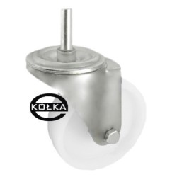 Koło fi. 125 mm tworzywowe, z bolcem 15 , N: 150kg / 24MB*15