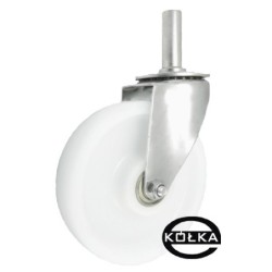 Koło fi. 200 mm tworzywowe, z bolcem 28 , N: 200kg / 64BN*28