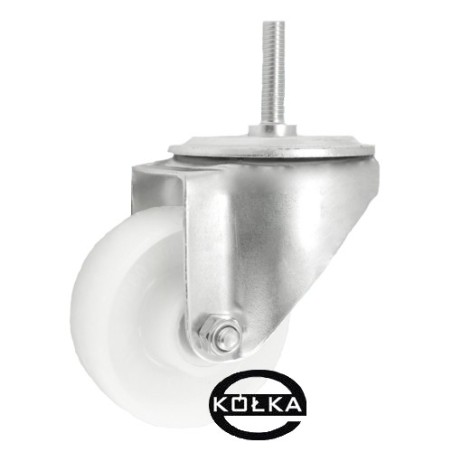 Koło fi. 80 mm tworzywowe, z trzpieniem M10, N: 100kg  / 5B9*M10