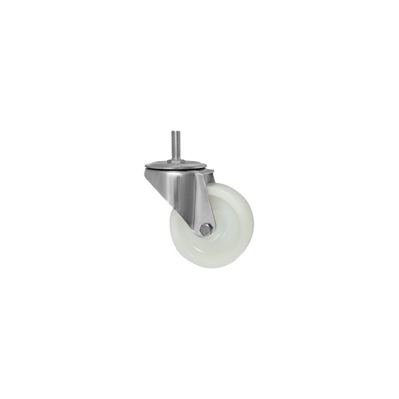 Koło fi. 80 mm tworzywowe, z trzpieniem M12, N: 100kg / 5B9*M12