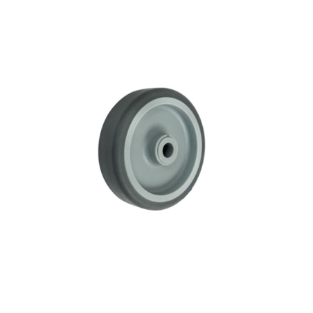 Koło fi. 100 mm, otwór 12mm N: 80kg tworzywowo-gumowe / M10T