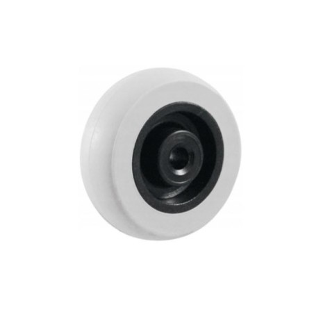 Koło fi. 75 mm, otwór 8,5mm N: 40kg tworzywowo–gumowe / M70TP