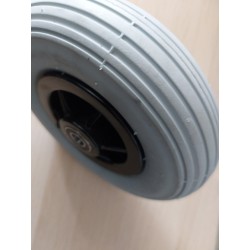 Koło pneumatyczne fi. 200 mm 200x50 pompowane szara opona niebrudząca /200ŁS