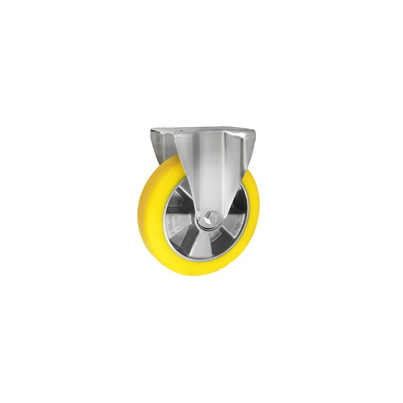 Koło fi. 200mm aluminiowo-poliuretanowe stałe, N: 400kg / A63PN