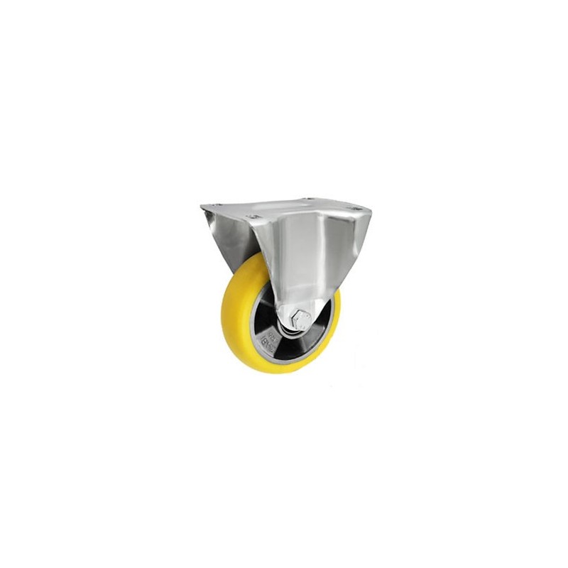 Koło fi. 125mm aluminiowo-poliuretanowe stałe, N: 300kg Radialne / A23PR