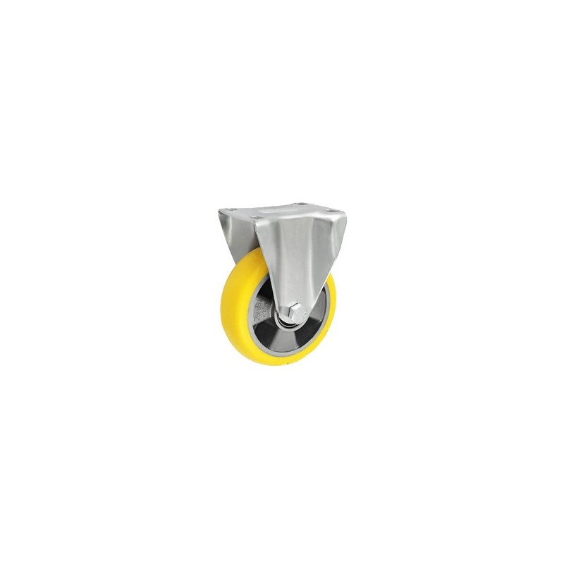 Koło fi. 125mm aluminiowo-poliuretanowe stałe, N: 150kg Radialne / A23MPR