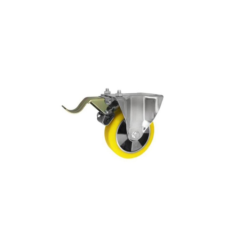 Koło fi. 160mm aluminiowo-poliuretanowe stałe, N: 400kg / A43PH