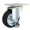 Koło fi. 100 mm metalowo-gumowe , skrętne N: 70kg / 12L