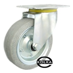 Koło fi. 160 mm metalowo-gumowe , skrętne N: 220kg / 42NS