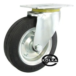 Koło fi. 180 mm metalowo-gumowe , skrętne N: 220kg / 52N
