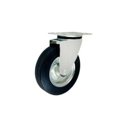 Koło fi. 200 mm metalowo-gumowe , skrętne N: 250kg / 62NŁW