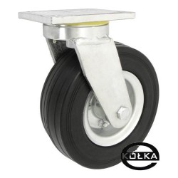 Koło fi. 200 mm metalowo-gumowe , skrętne N: 300kg / 62NNŁD